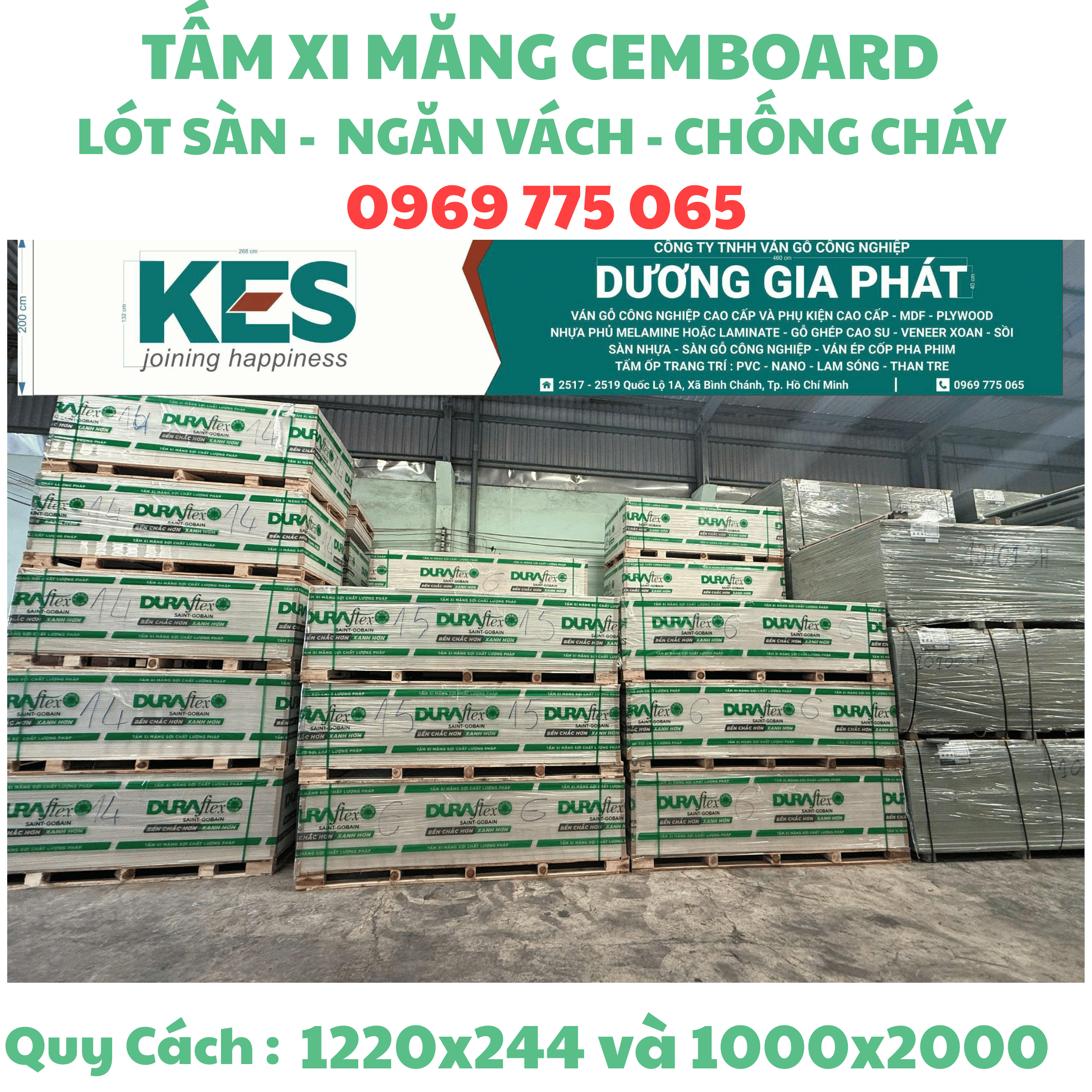 Tấm Xi Măng Cemboard