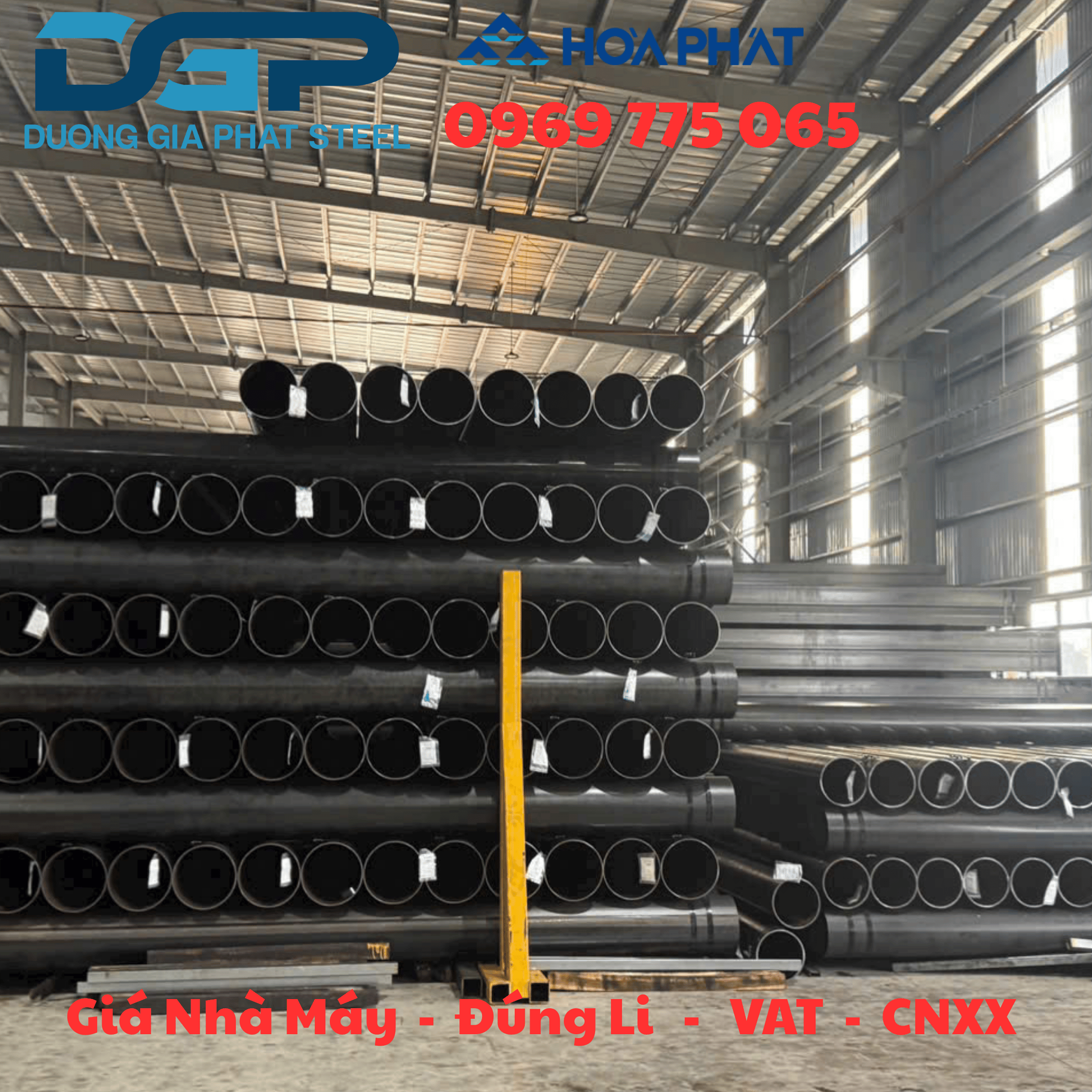 Thép ống đen cỡ lớn