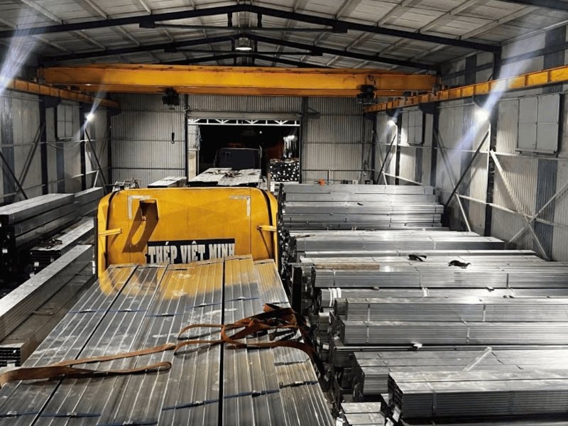 Cung cấp thép hộp Nam Kim tại Long An: hộp chữ nhật cho nhà xưởng, kho và cốp pha khu công nghiệp