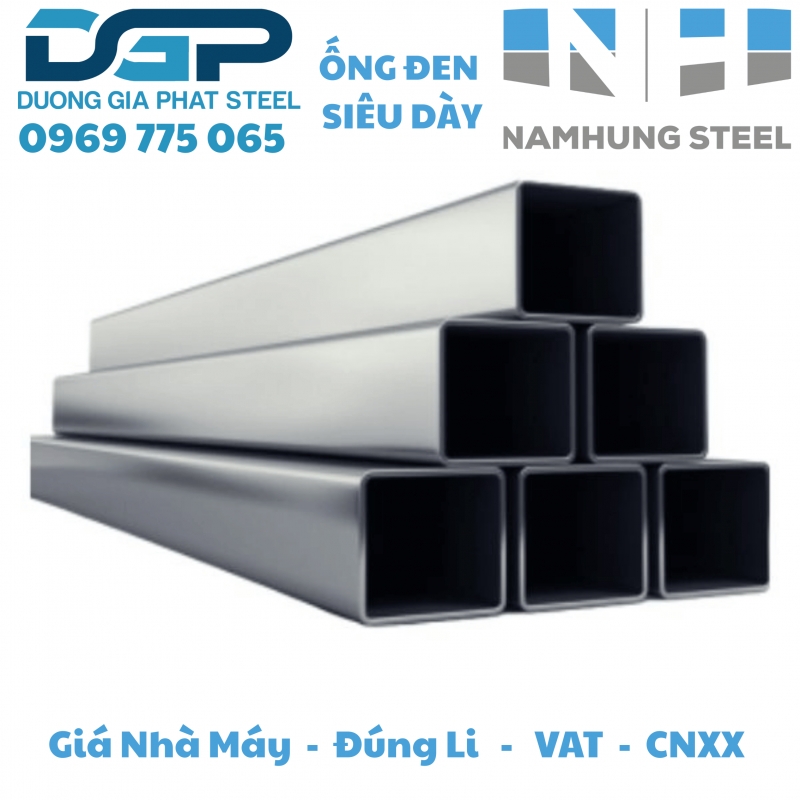 Hộp Mạ Kẽm Nam Hưng Vuông 60x120 1.6 Li