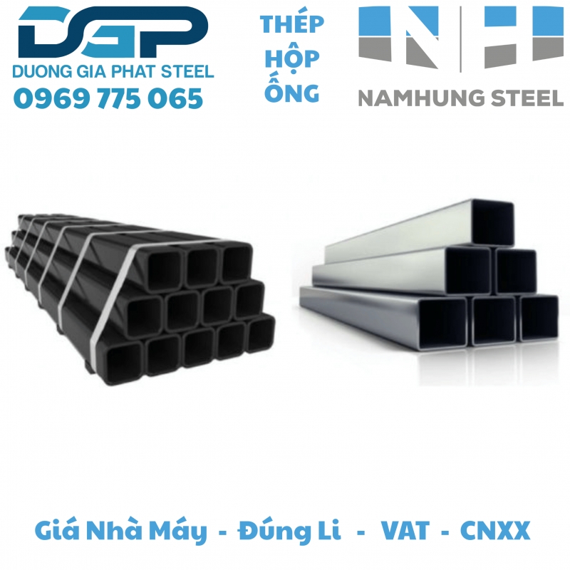 Sắt Hộp Mạ Kẽm Vuông 50 1.8 ly