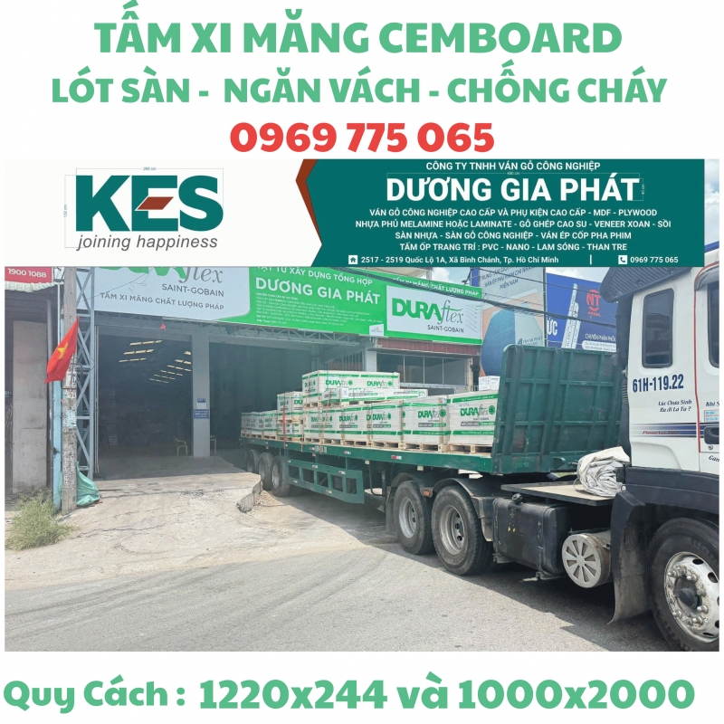 Tấm Cemboard 24mm 1220x2440