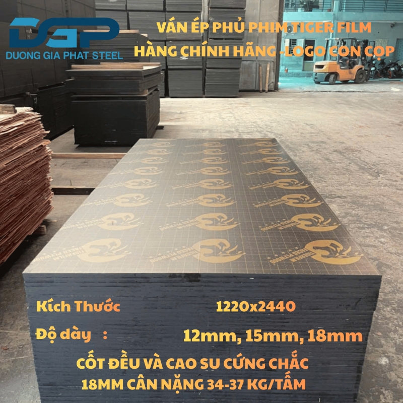 Ván Ép Phủ Phim Tiger Film ( Con Cọp) 18mm