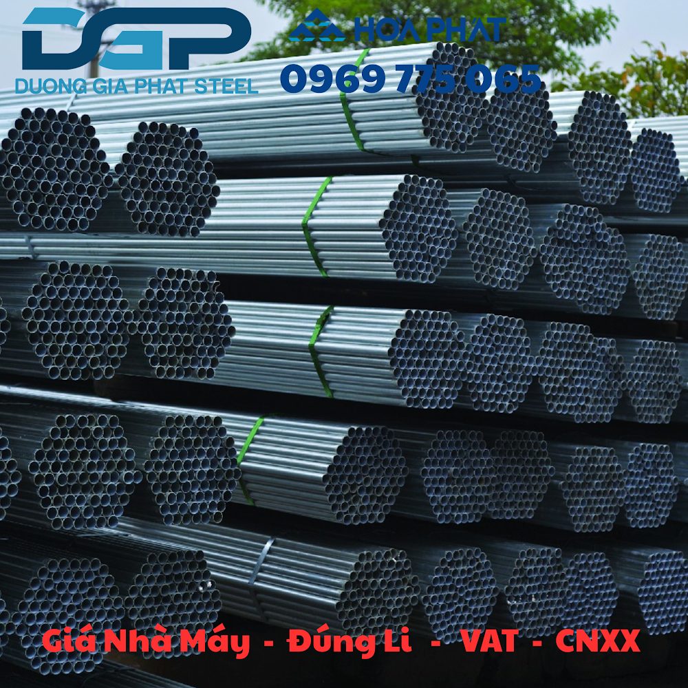 Ống thép mạ kẽm tại kho Dương Gia Phát