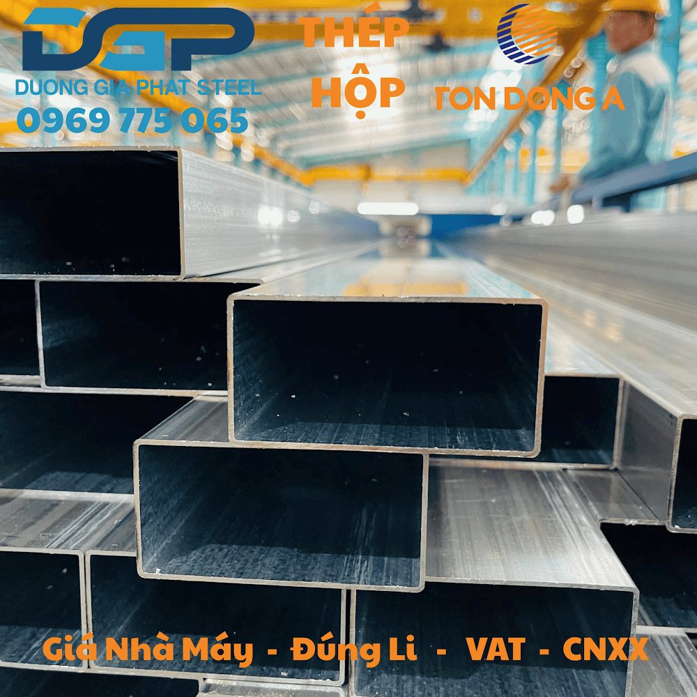 Thép hộp đen cỡ lớn tiết diện chữ nhật